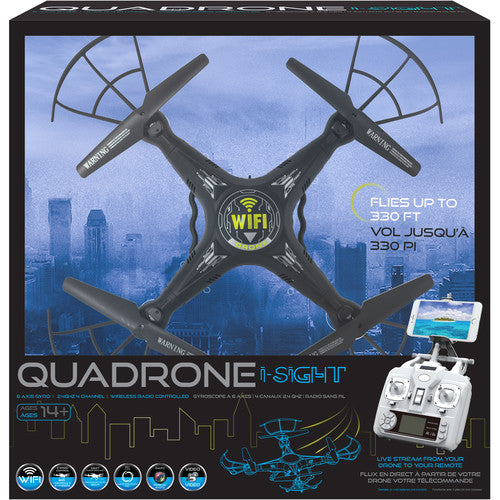 QUADRONE I-Sight Quadcopter (Black)